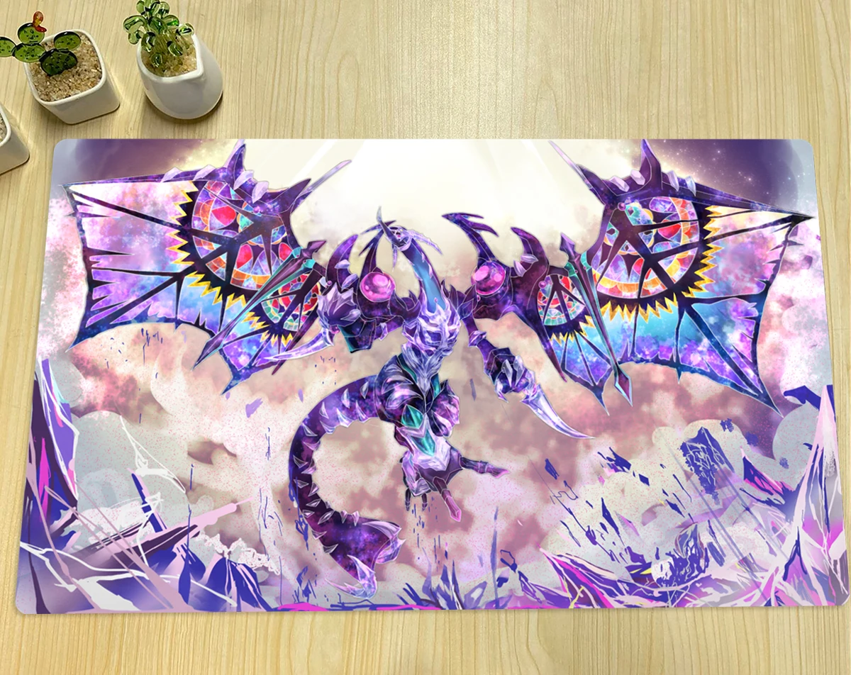Desk Setup Dark - YuGiOh ARC-V Playmat Dark Requiem Xyz