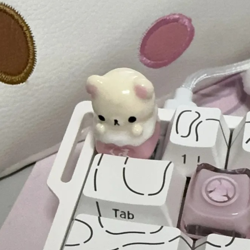 Desk Setup Essentials - Klawisze Kawaii Rilakkuma, Rilakkuma, Artystyczne Klawisze
