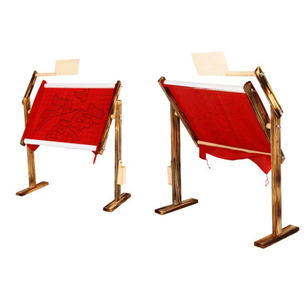 Desk Setup Kit - Regulowany drewniany stojak na ramkę do