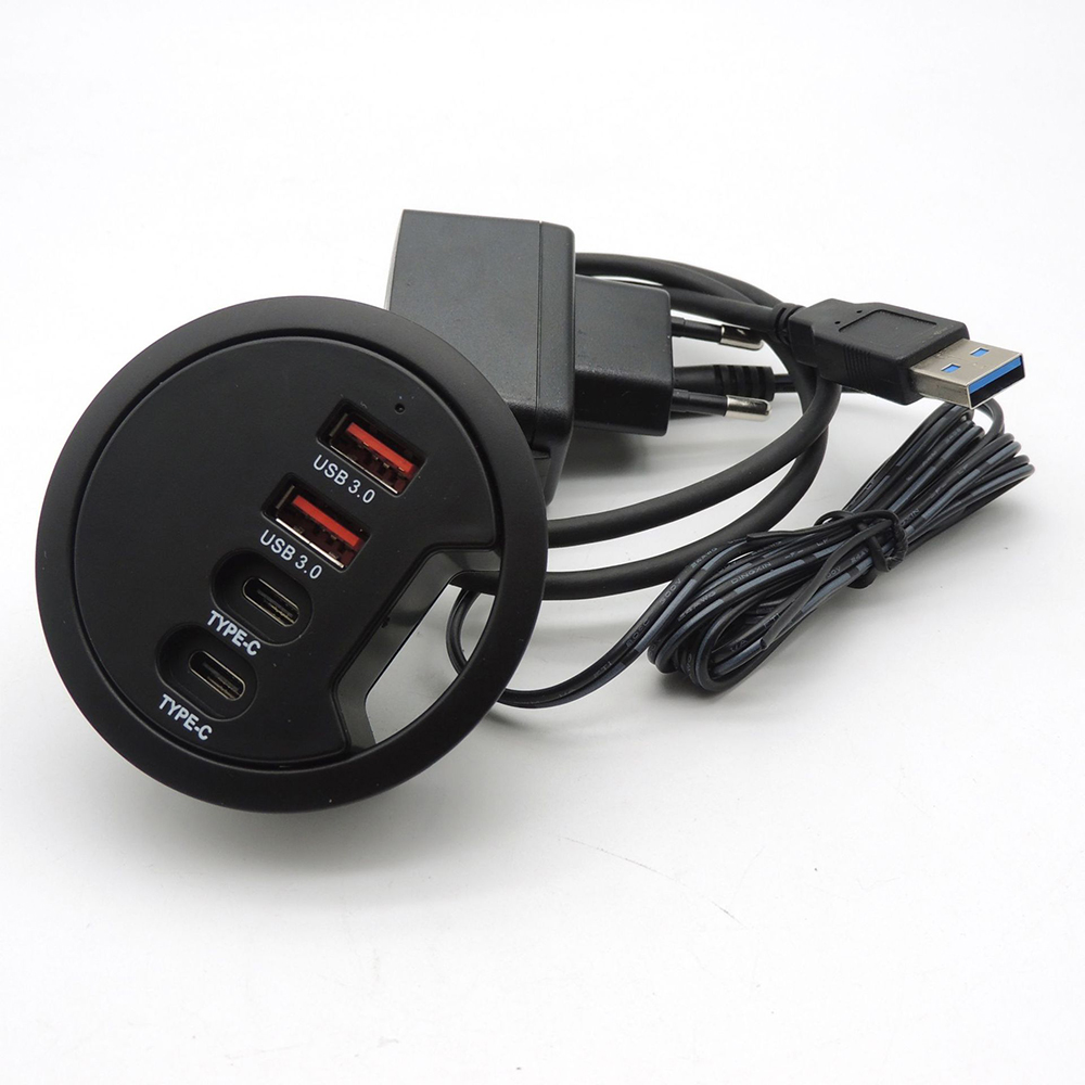 Desk Setup Hub - Koncentrator biurkowy USB USB3.0 HUB z