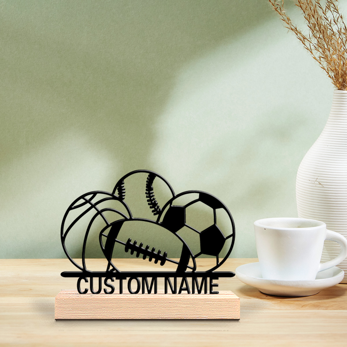 Desk Setup Decor - 1 szt. Personalizowana, dekoracyjna kula z