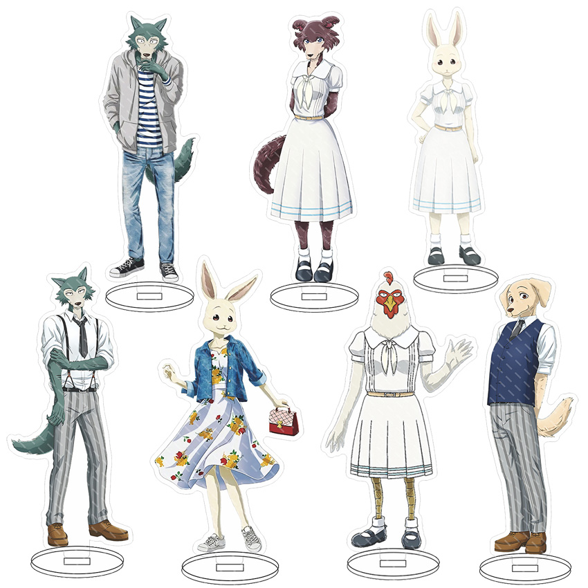 Desk Setup Decor - 16CM Anime BEASTARS Legoshi Louis Juno
