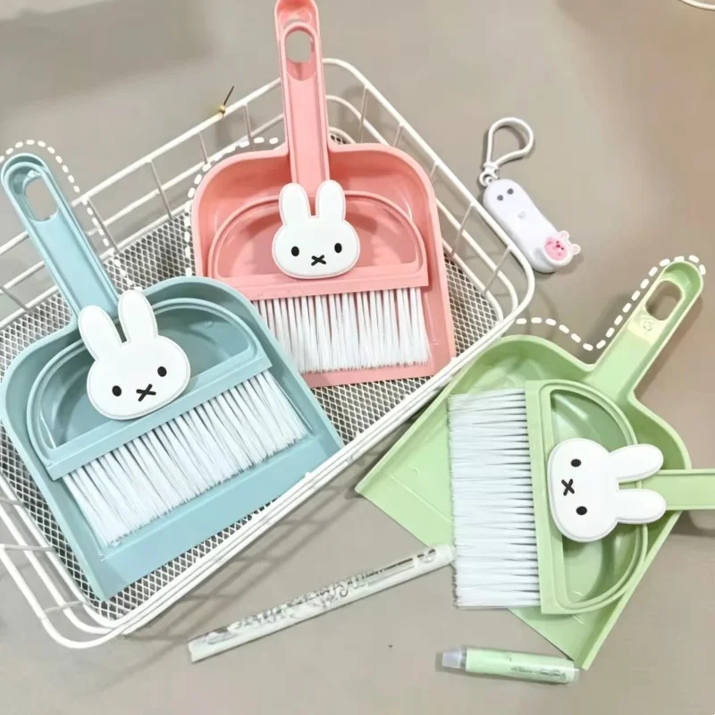 Desk Setup Productivity - Mini Kreskówkowy Uroczy Królik Miffy Szczotka