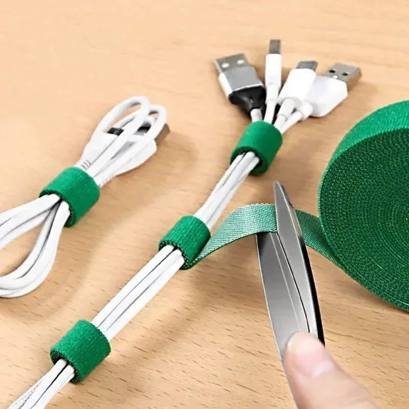 Cable Velcro Strap - Organizer kabli 5M/rolka, szerokość 12mm, nylonowe