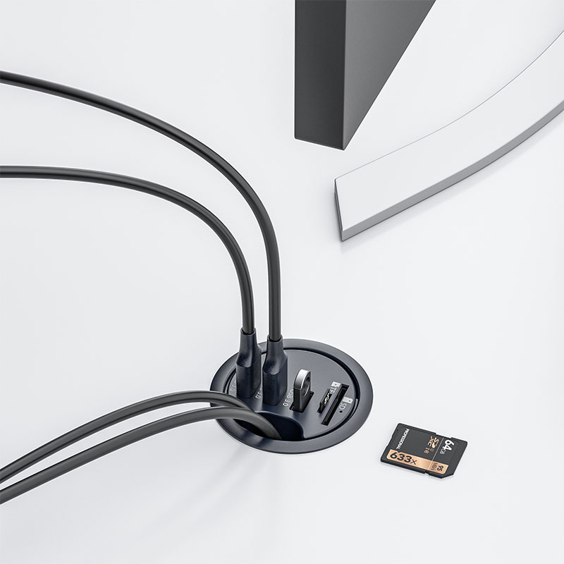 Desk Setup Hub - Uchwyt USB HUB 3.0 w stacji