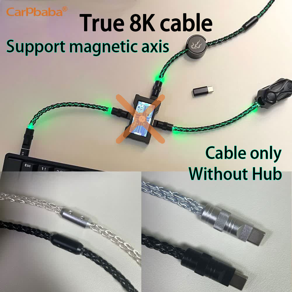 Desk Setup Hub - K3HM6 Gamingowy Hub USB Type-C z