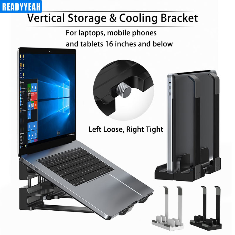 Vertical Laptop Stand - Pionowy stojak na laptopa do przechowywania