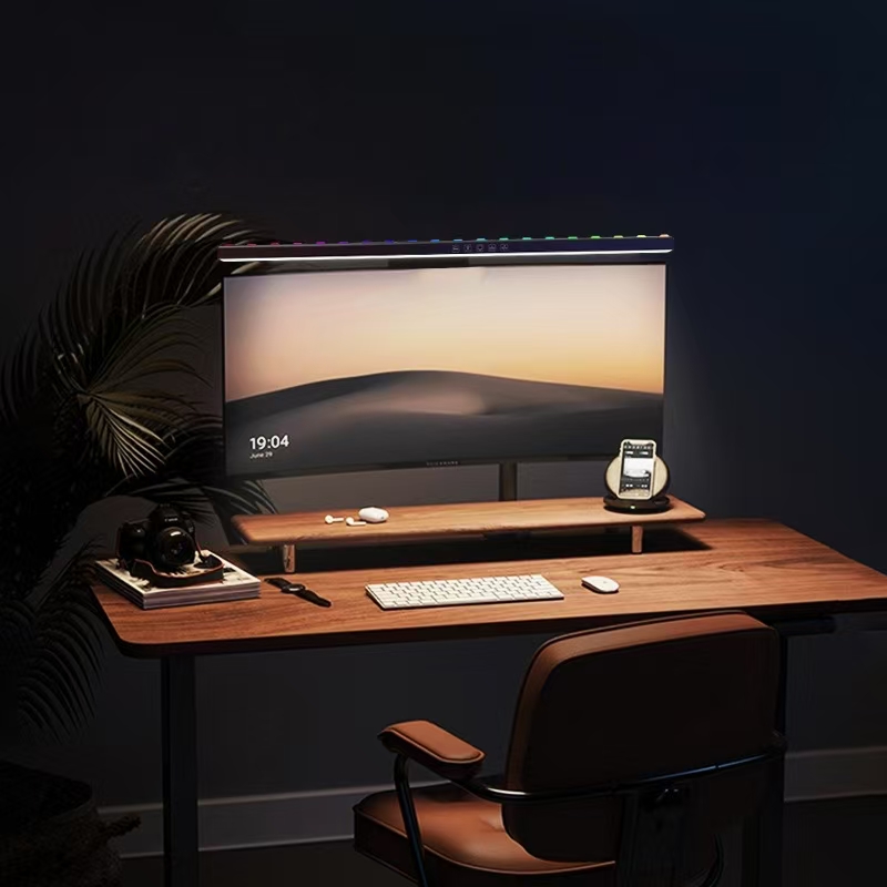 Lampa biurkowa LED przyjazna d – Yellow Desk Setup recenzja i cena