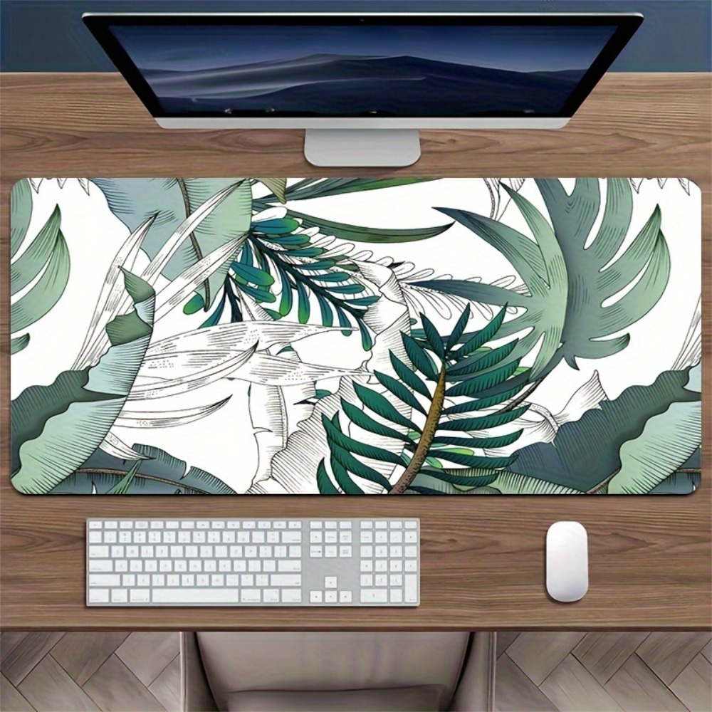 Wzór z motywem roślin tropikal – Desk Setup With Plants recenzja i cena