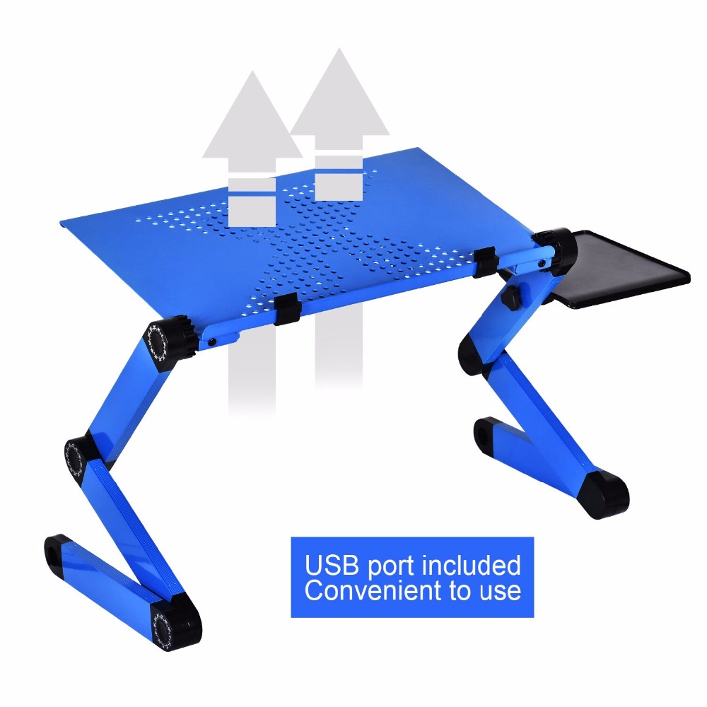 Stolik na laptopa ze stopu alu – Desk Setup Home Office recenzja i cena