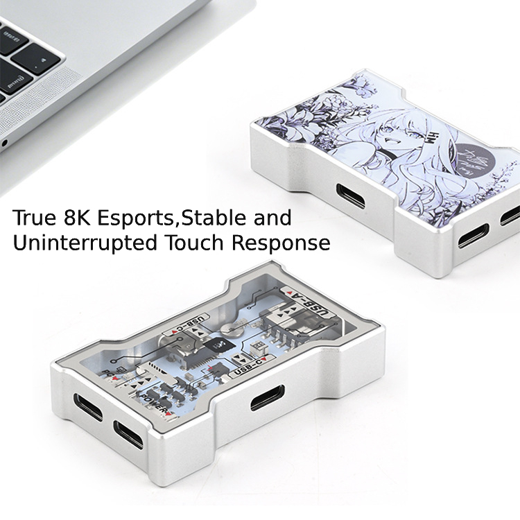 Hub USB RGB 2 wejścia 3 wyjści – Desk Setup Hub recenzja i cena