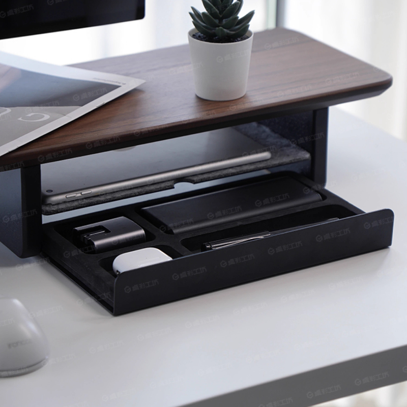 Podstawka pod monitor z szufla – Desk Setup Ergonomics recenzja i cena