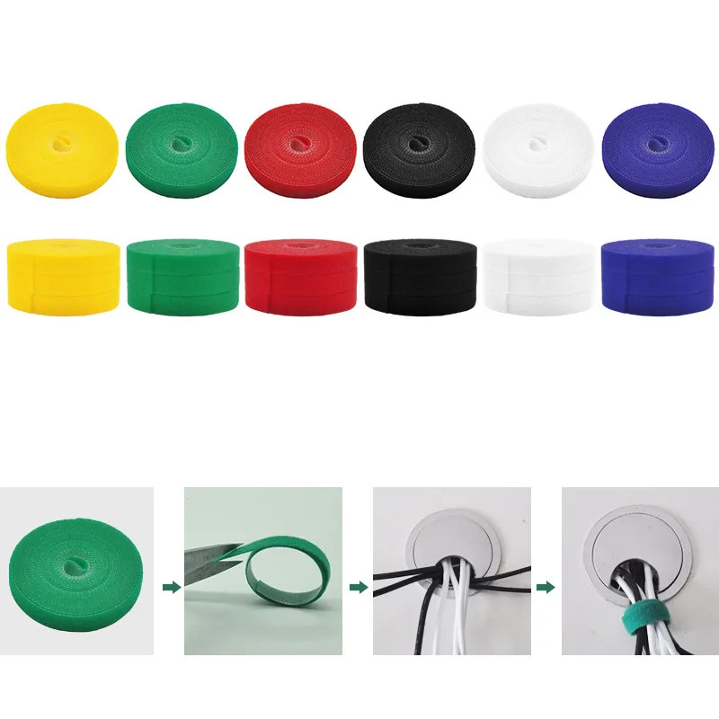 1/2/3 szt. Wielorazowe organiz – Cable Velcro Strap recenzja i cena