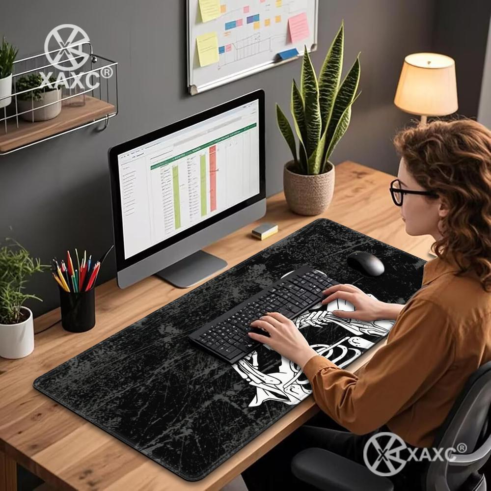Podkładka pod mysz Skull, ciem – Desk Setup Dark recenzja i cena