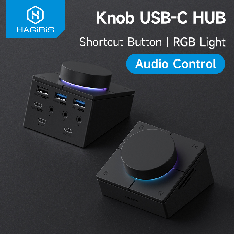 Hagibis Knob USB C Hub z przyc – Desk Setup Hub recenzja i cena