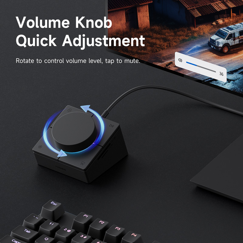 Hagibis Knob USB C Hub z przyc – Desk Setup Hub recenzja i cena