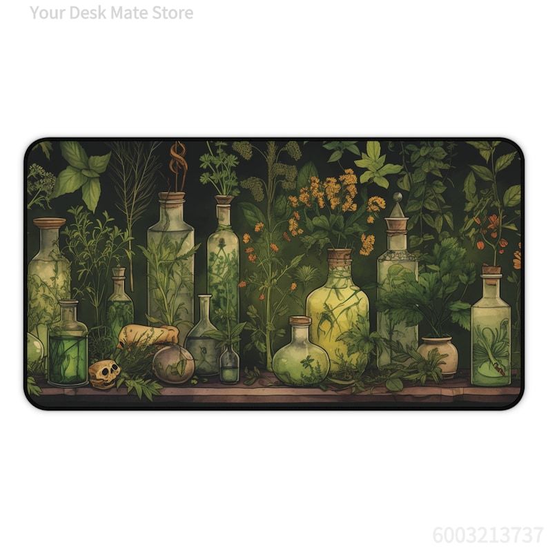 Wiedźmińskie Botaniczne Ziołow – Desk Setup With Plants recenzja i cena