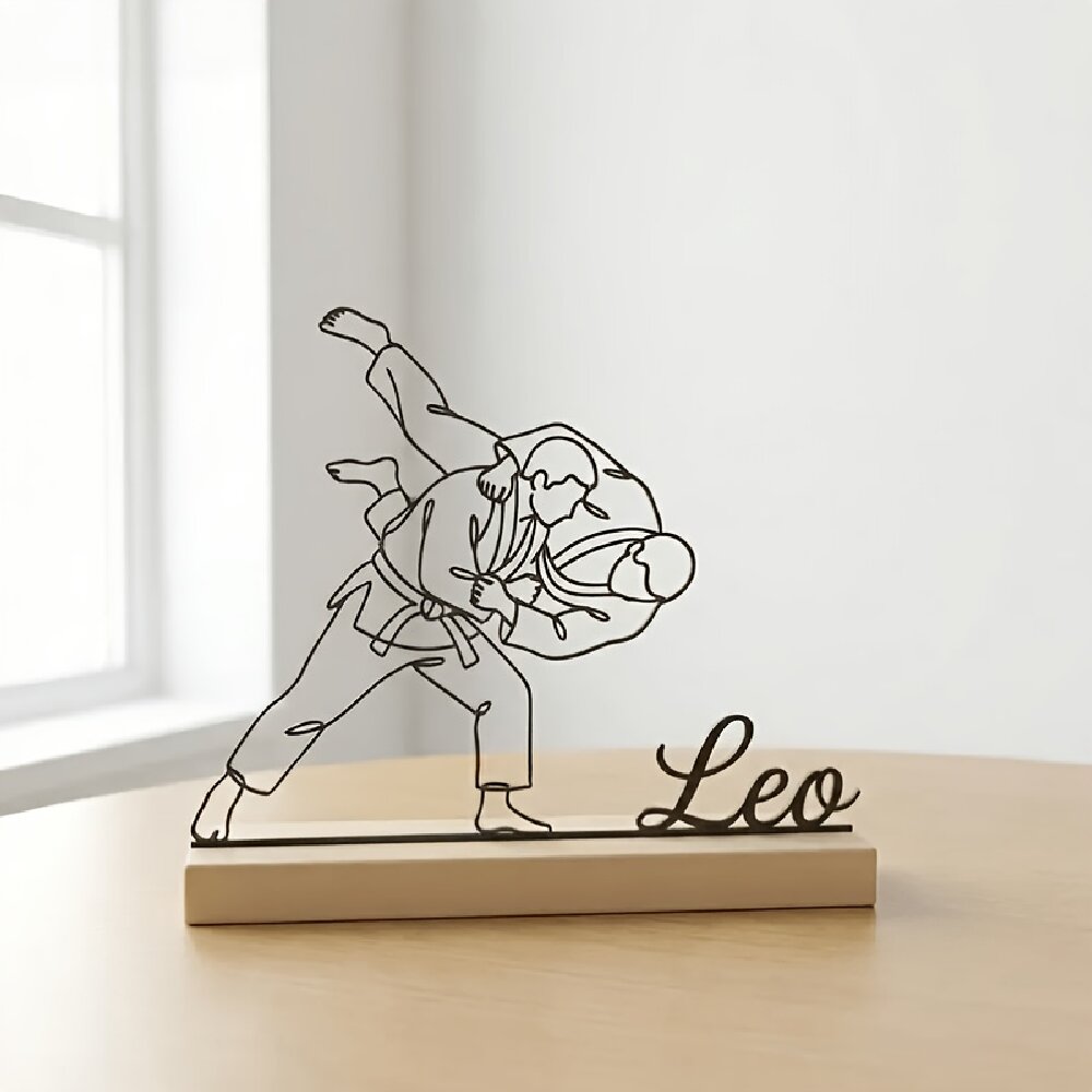 Personalizowana Statuetka Judo – Desk Setup Decor recenzja i cena