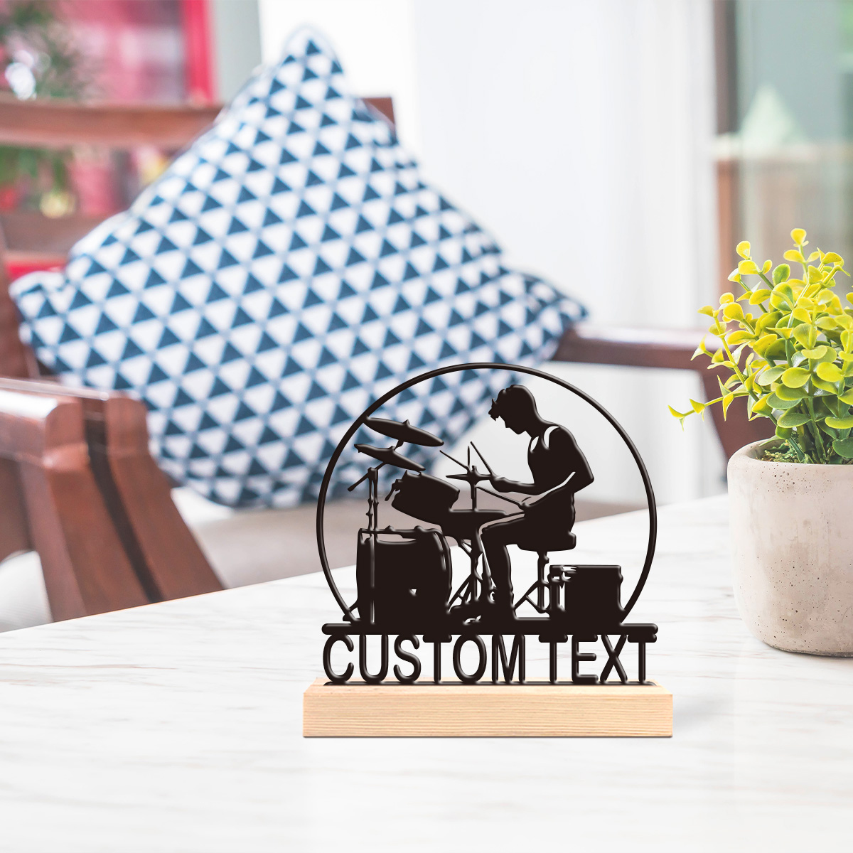1 szt. Ciekawa metalowa statue – Desk Setup Decor recenzja i cena