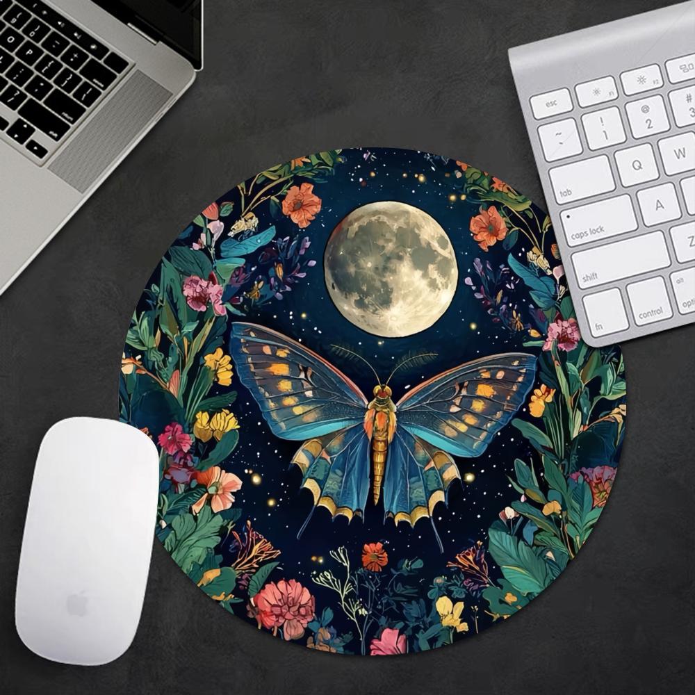 Okrągła podkładka pod mysz z r – Desk Setup With Plants recenzja i cena