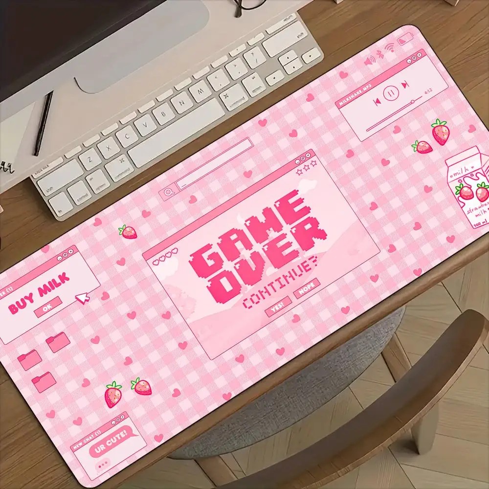 Podkładka pod mysz VIKAMA Pink – Desk Setup Pink recenzja i cena