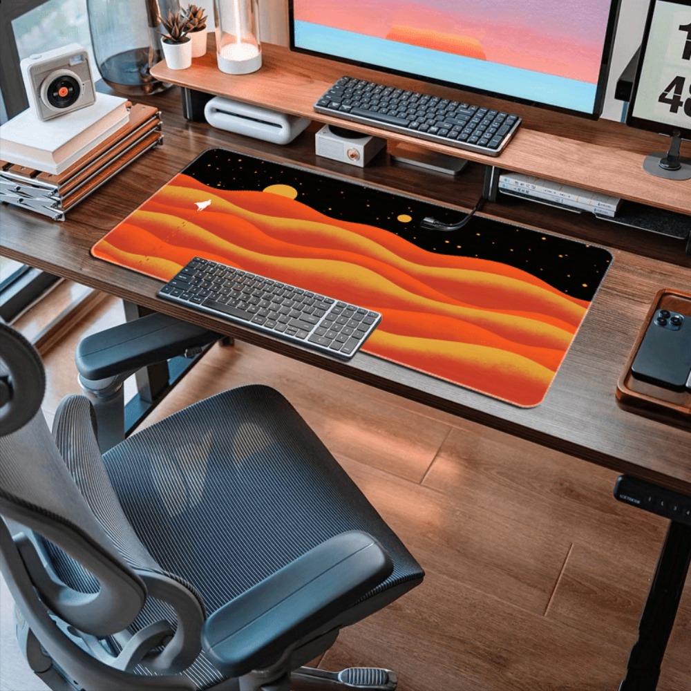 Antypoślizgowa podkładka pod m – Yellow Desk Setup recenzja i cena