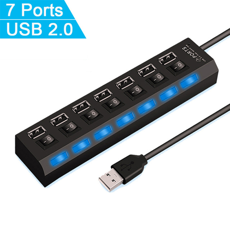 Rozdzielacz USB 2.0 z 7 portam – Desk Setup Hub recenzja i cena
