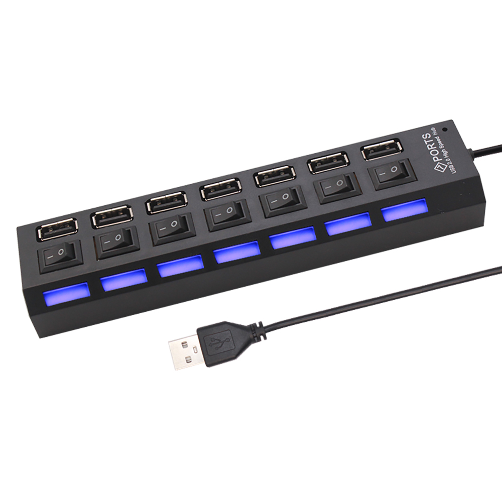 Rozdzielacz USB 2.0 z 7 portam – Desk Setup Hub recenzja i cena