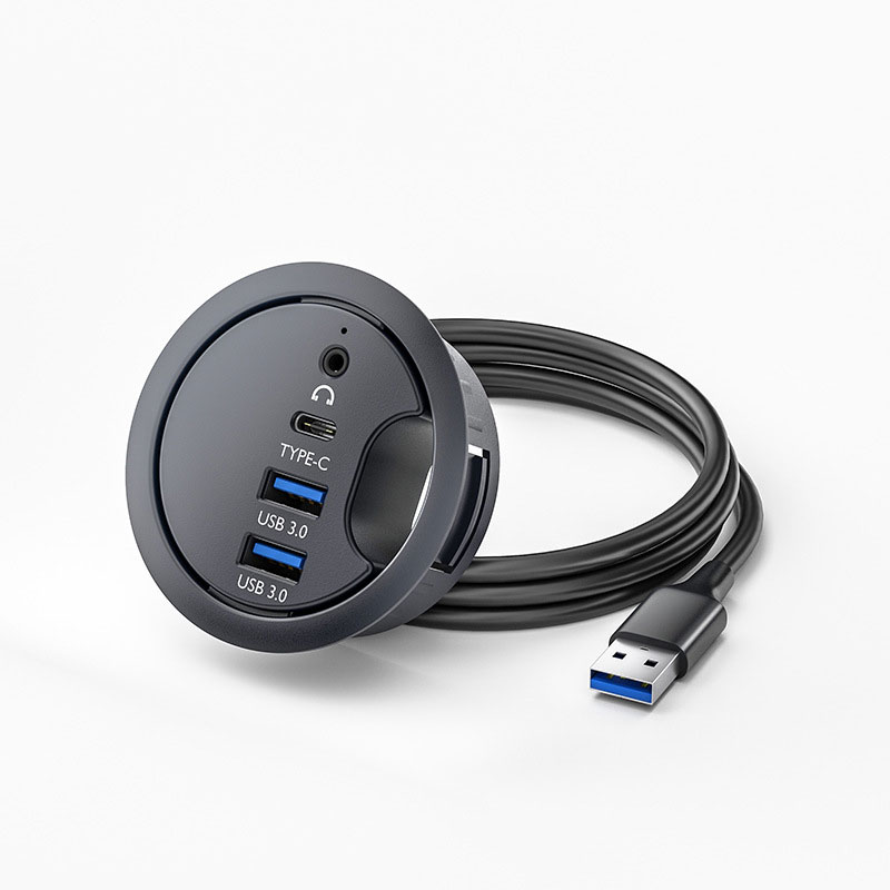 USB HUB 3.0 do montażu na biur – Desk Setup Hub recenzja i cena