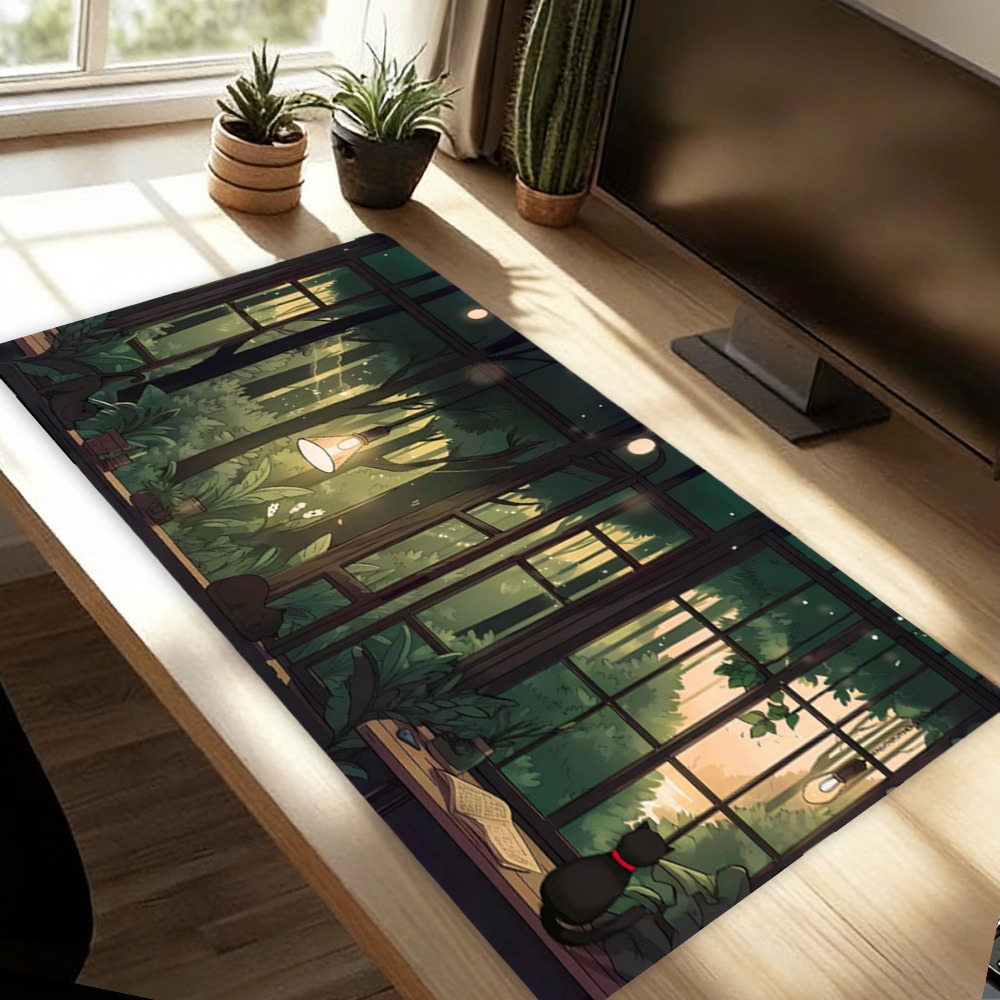 Urocza podkładka na biurko Lof – Desk Setup With Plants recenzja i cena