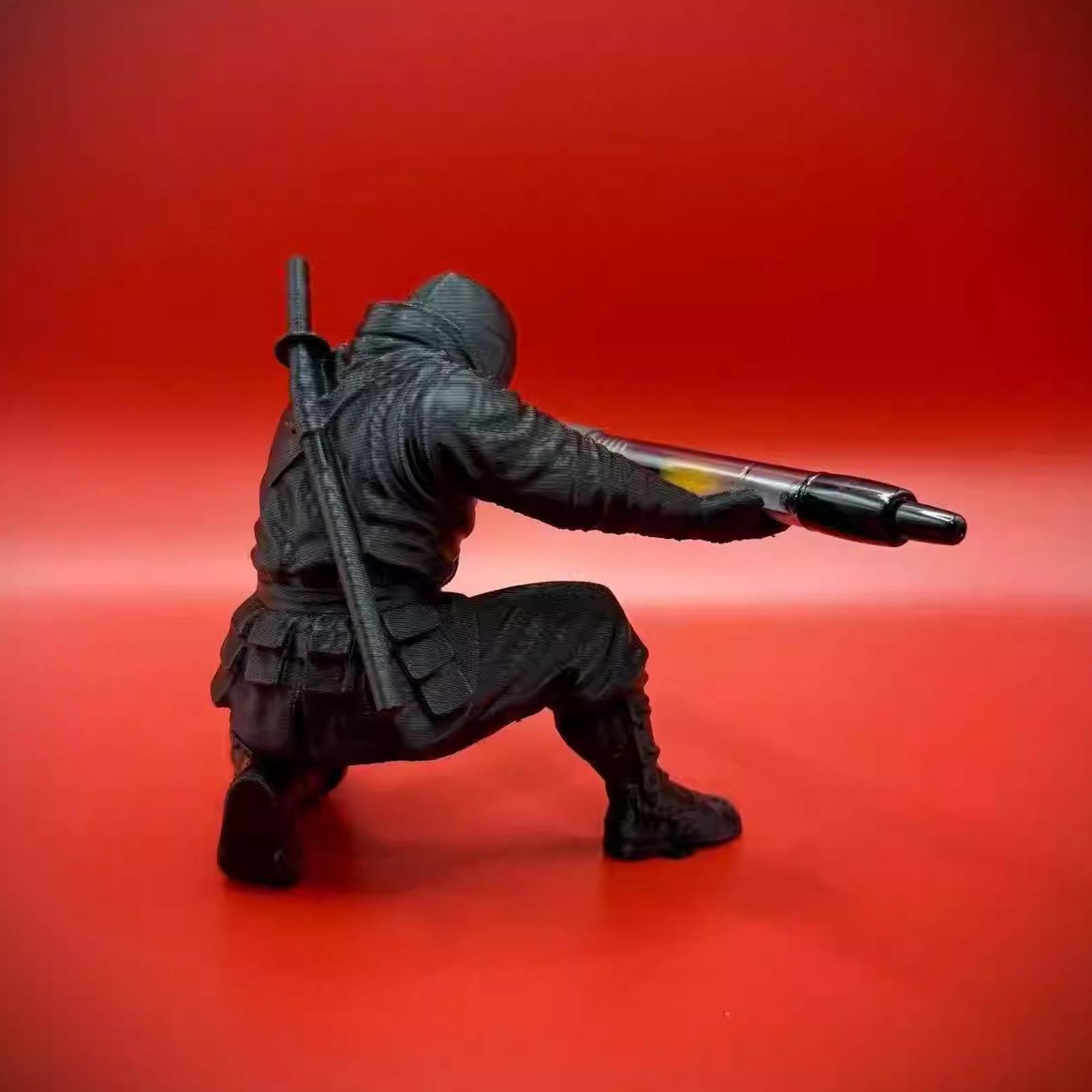 Figurka Ninja w stylu 3D, druk – Desk Setup Home Office recenzja i cena