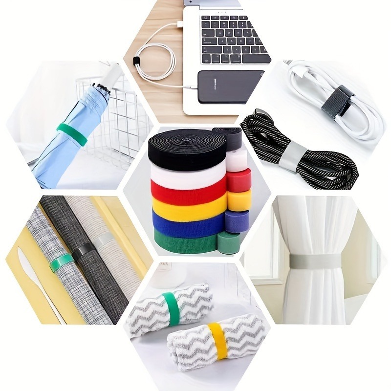2 szt. samoprzylepnych opasek  – Cable Velcro Strap recenzja i cena