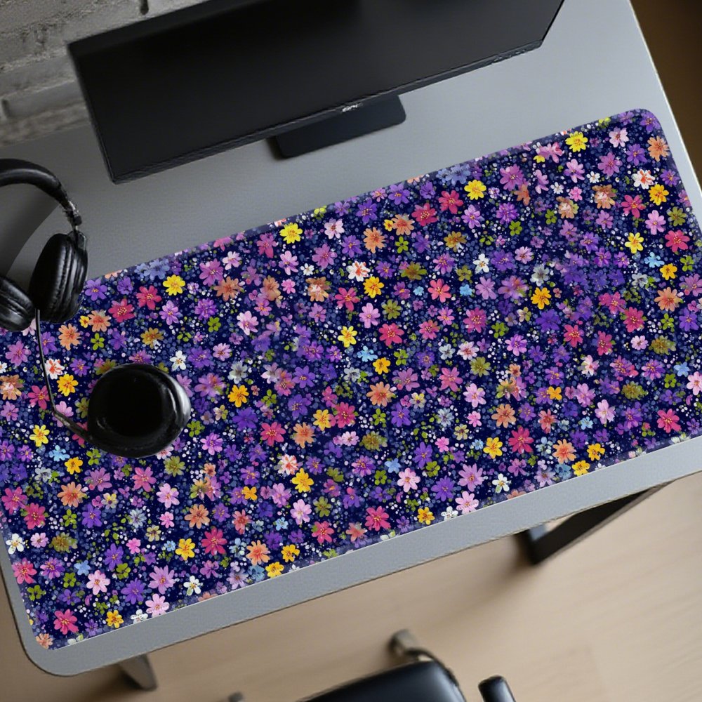 Podkładka na biurko z kwiatowy – Desk Setup Dark recenzja i cena