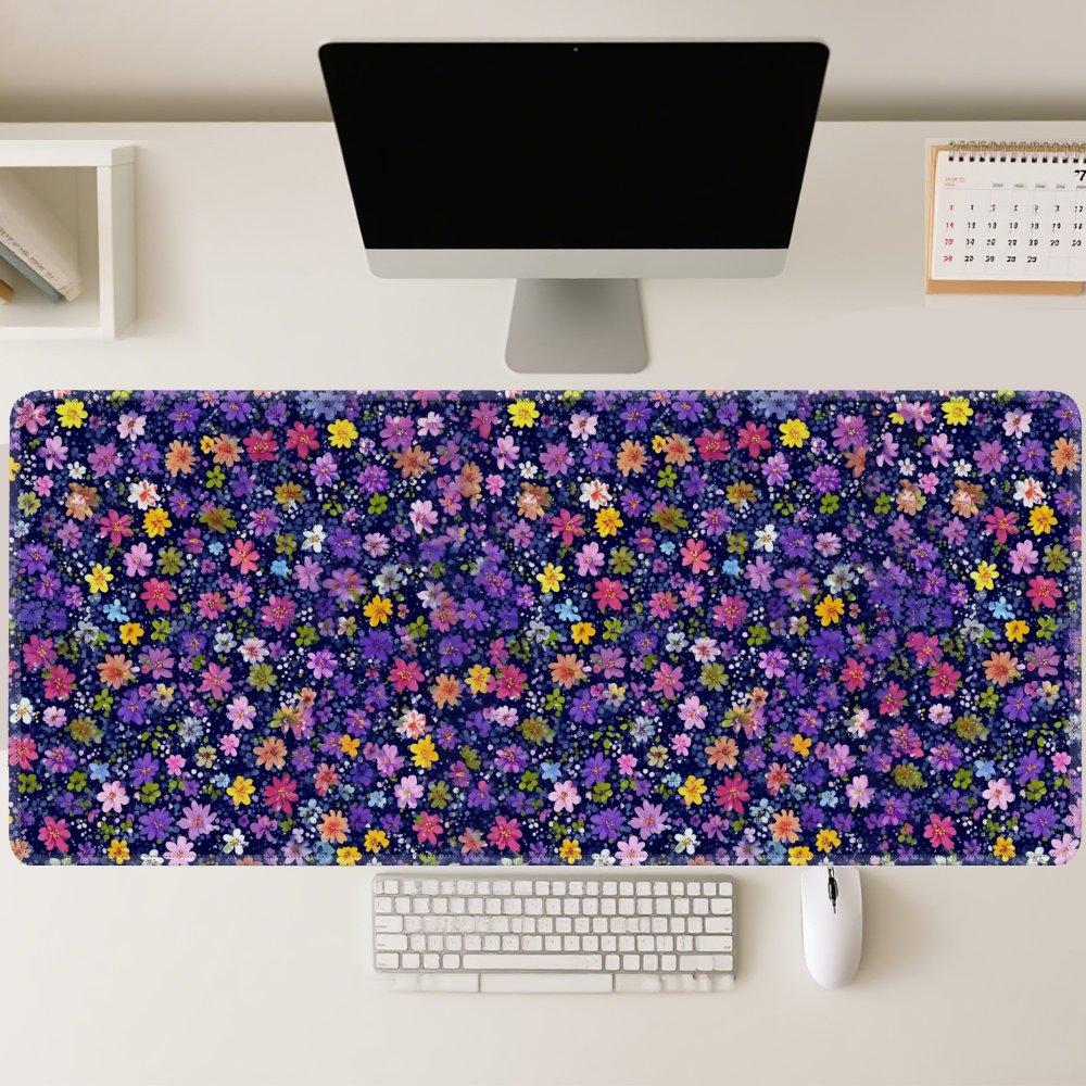 Podkładka na biurko z kwiatowy – Desk Setup Dark recenzja i cena