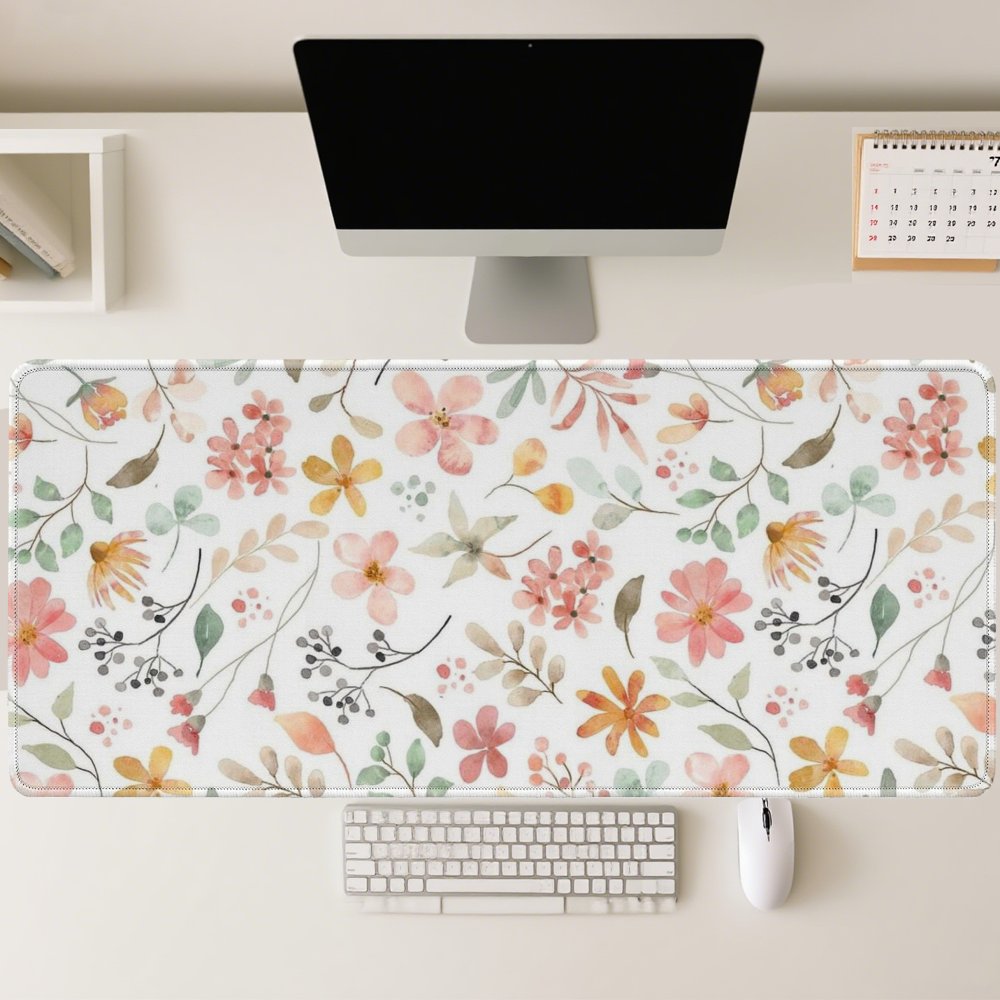 Różowo-żółta podkładka pod mys – Yellow Desk Setup recenzja i cena