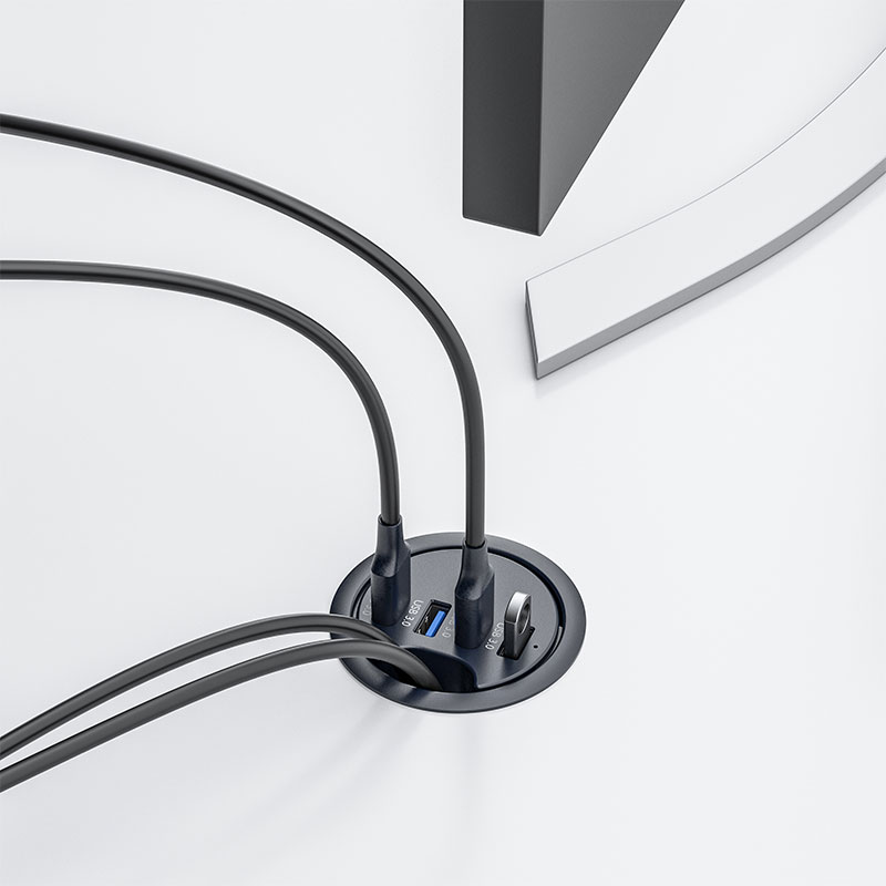 Uchwyt USB HUB 3.0 w stacji do – Desk Setup Hub recenzja i cena