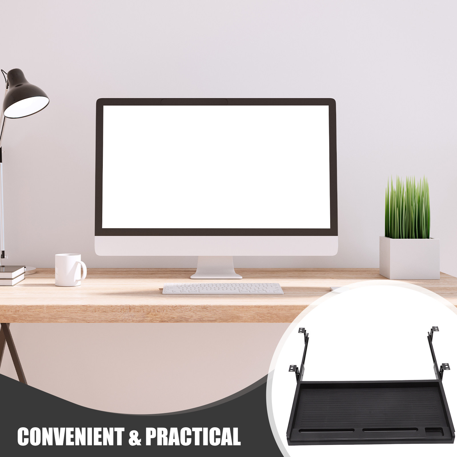 1 Zestaw wysuwanej podkładek p – Desk Setup Ergonomics recenzja i cena