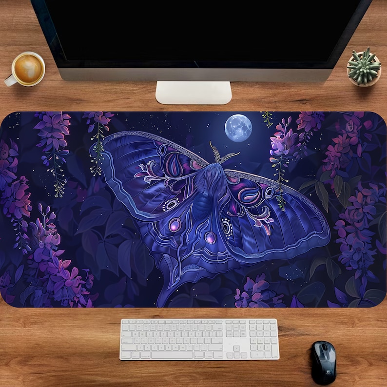 Podkładka na biurko z motywem  – Desk Setup With Plants recenzja i cena