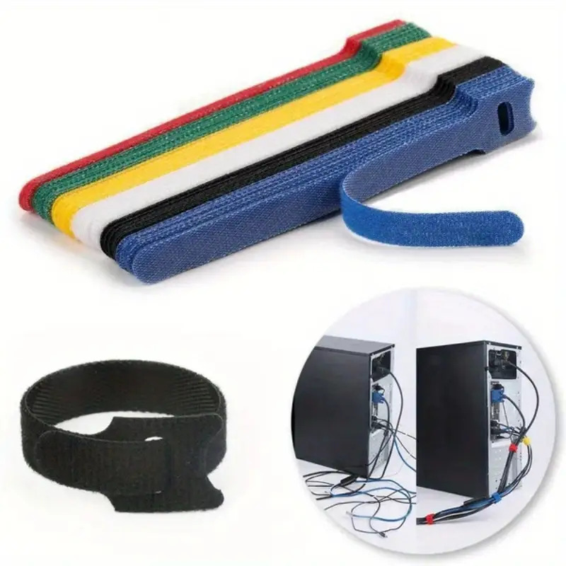 30 szt. Wielokolorowe, wielokr – Cable Velcro Strap recenzja i cena