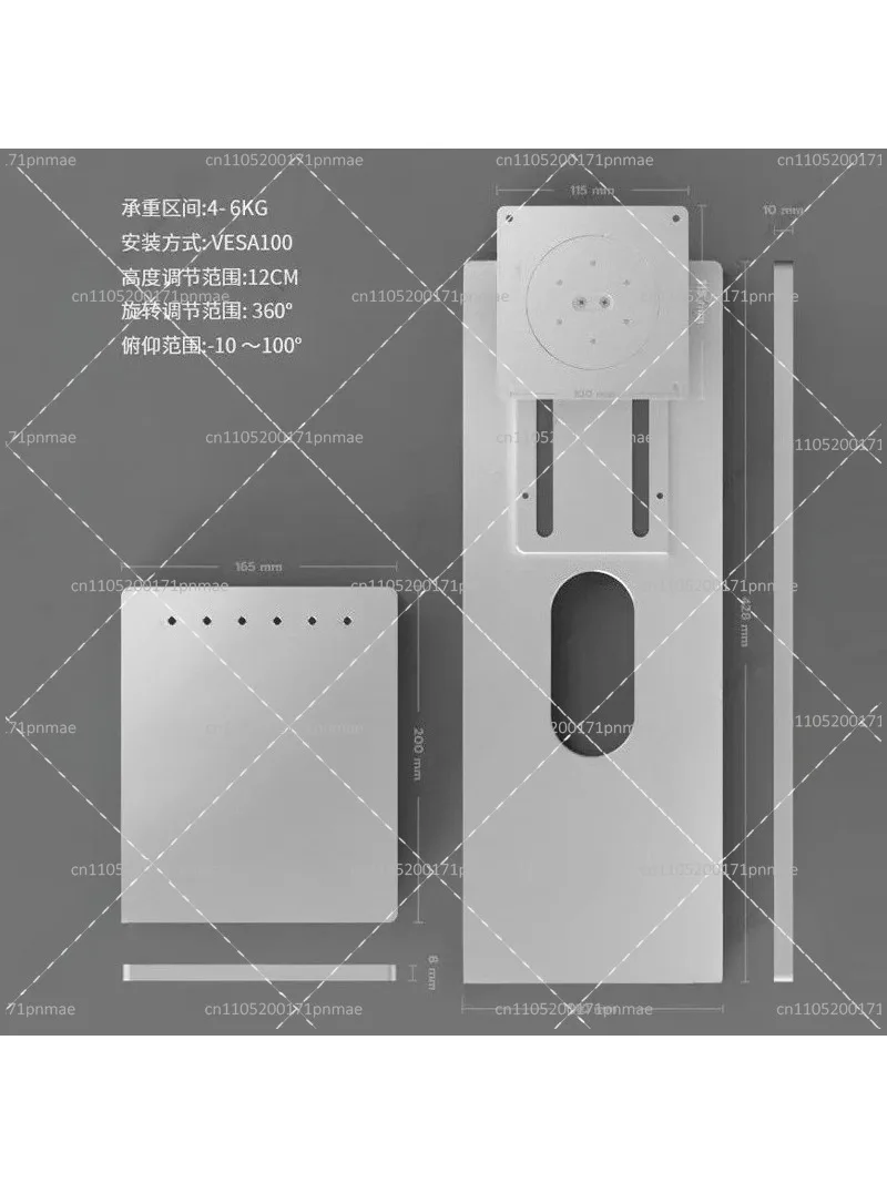 Uchwyt na monitor CNC ze stopu – Desk Setup Ergonomics recenzja i cena