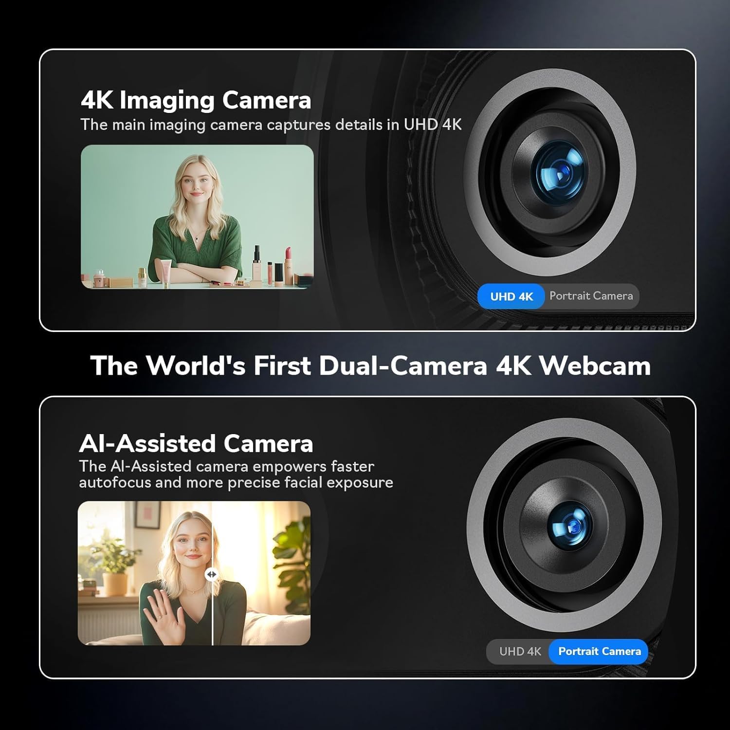Kamera internetowa 4K EMEET z  – Desk Setup Streaming recenzja i cena