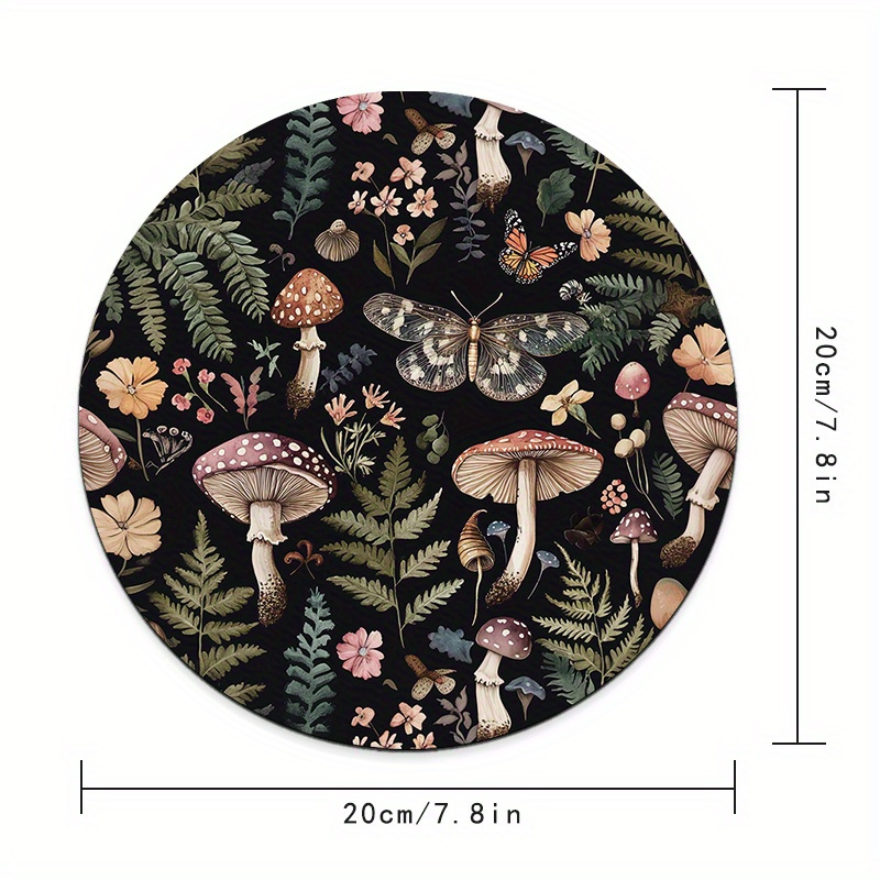 Okrągła podkładka pod mysz z m – Desk Setup With Plants recenzja i cena