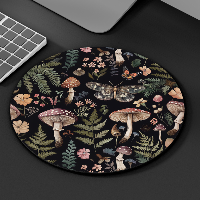 Okrągła podkładka pod mysz z m – Desk Setup With Plants recenzja i cena